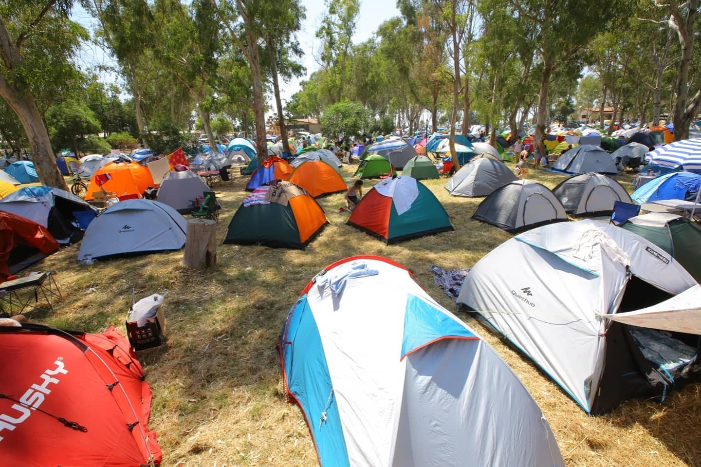 Çadır ve karavan tatilin gözdesi oldu
