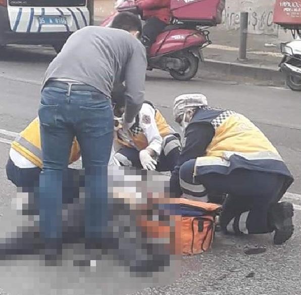 3 çocuk babası motokurye servis yolunda can verdi