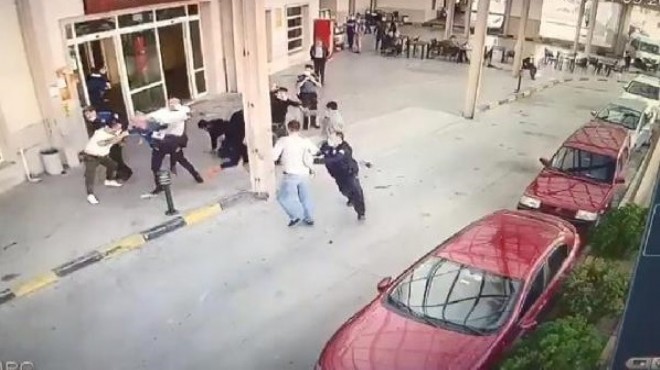 Hastanede polis silahıyla dehşet!