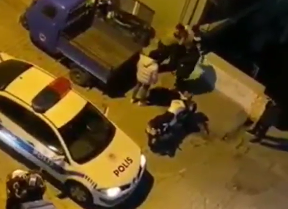 Polis ve bekçiler terör estirdi!
