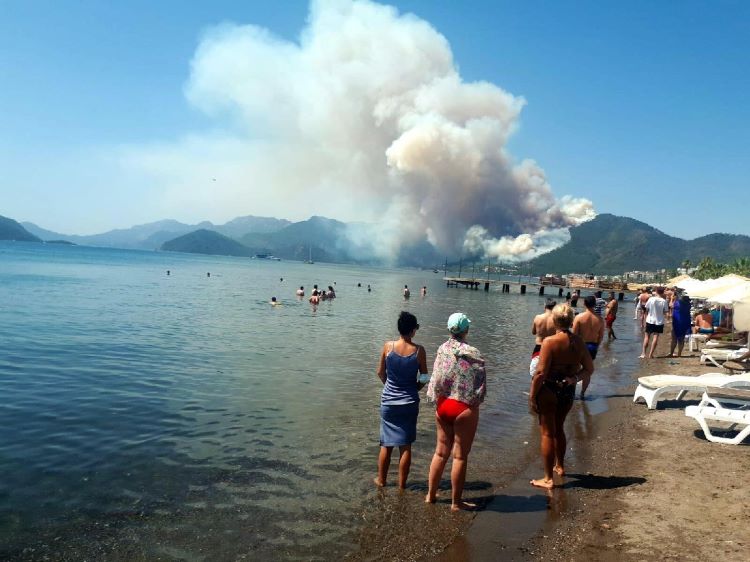 Marmaris’te kahreden orman yangını! Genç ormancı şehit düştü